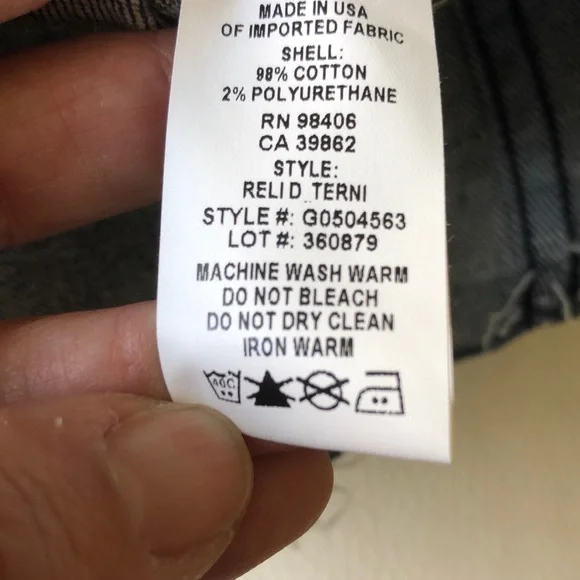 Theory denim top with back zipper size P -Host Pick🎈🎊🎉🎀 - Picture 7 of 7